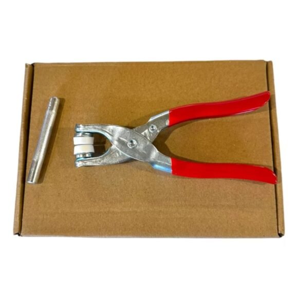 Pinza Remachadora Para Broches Metalicos + Caja Con Broches - Imagen 2