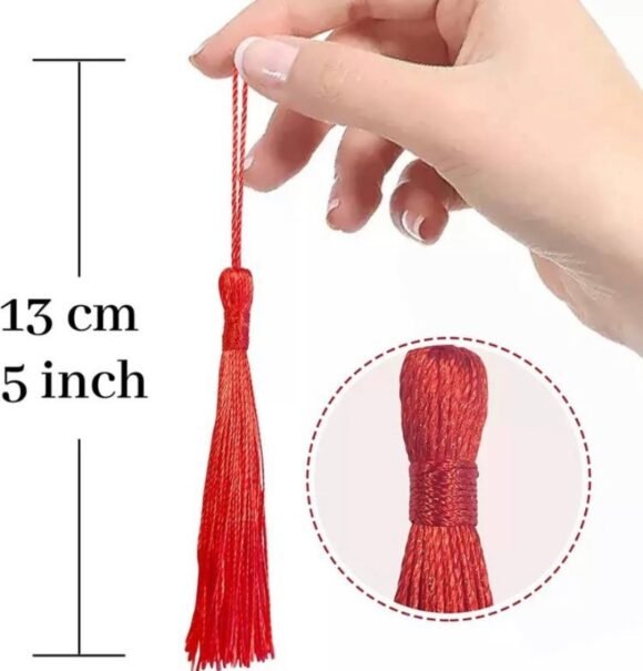 Borlas de 13 cm colores surtidos -100 unidades- - Imagen 2