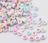 Cuentas Con Letra Multicolor Curva - 50 gramos